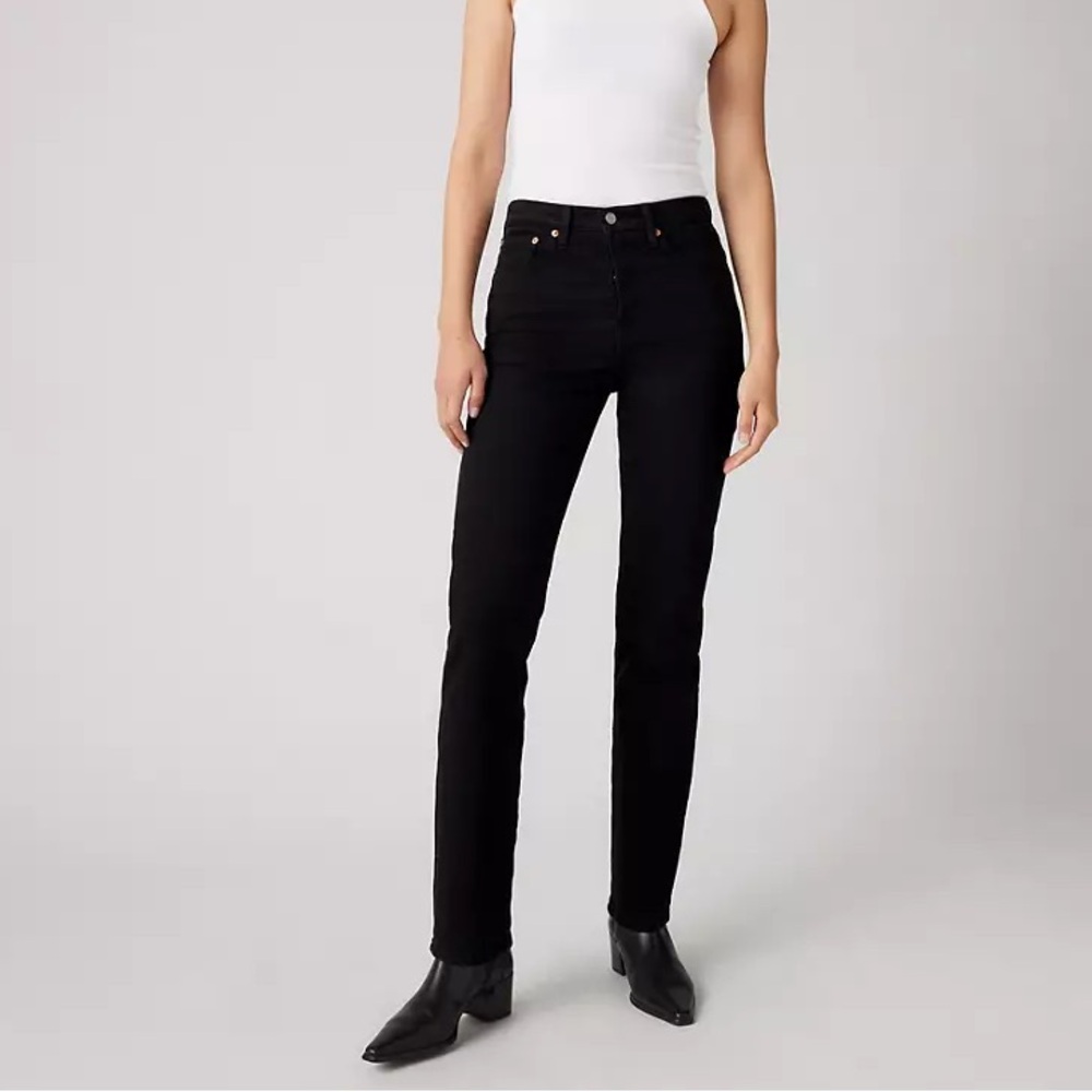 Levi's Black Straight Leg Women's Jeans